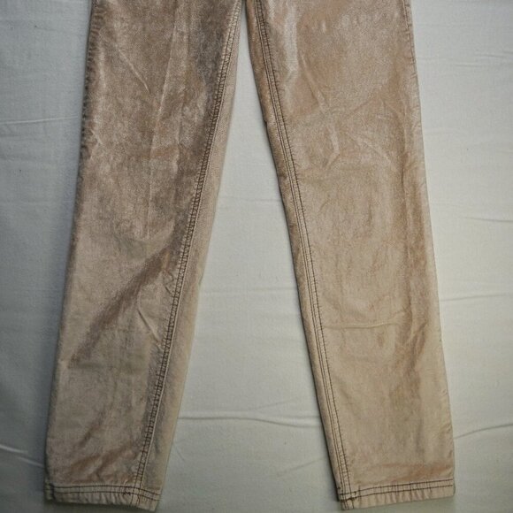 We The Free Jeans Women's Size 26 Pink Champagne Velvet Sweat Jane Pants - Picture 3 of 9